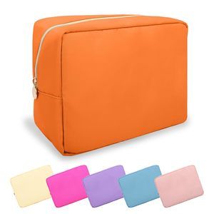 Large Makeup Bag Pouch,nylon Women Travel Toiletry Storage Bag Preppy Cosmetic🐴